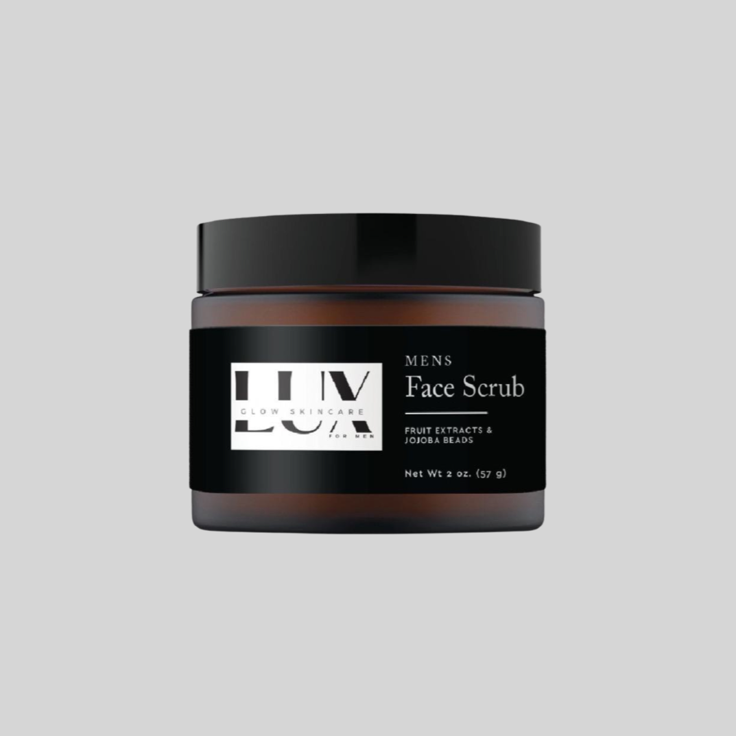 Exfoliating Face Scrub for Men Lux Glow Skin Care