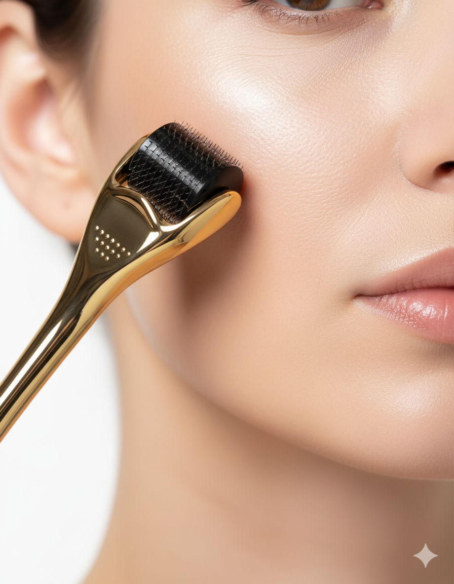 Unlock Your Skin's Gold Standard: The Lux Glow Derma Roller Revolution