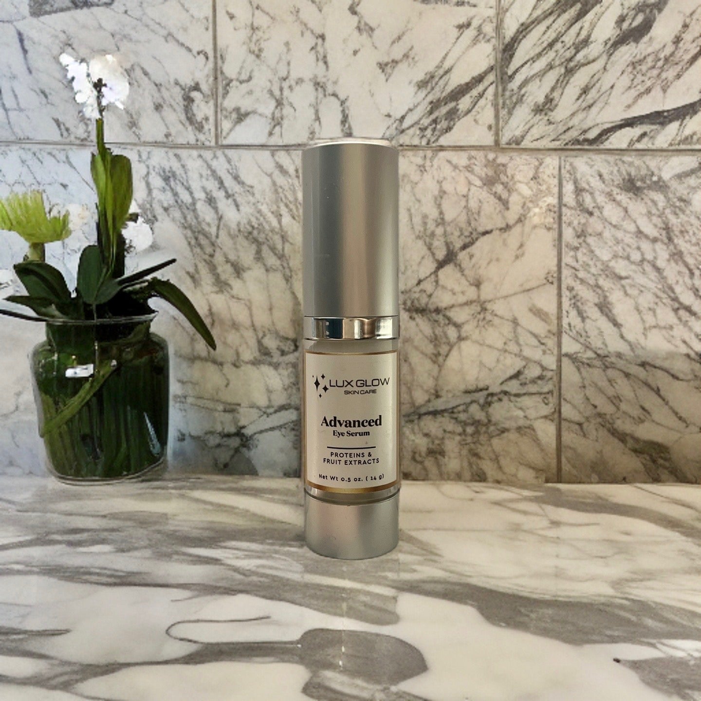 Nourish your eyes with natural botanicals! Our plant-based eye serum is specifically designed to reduce wrinkles, puffiness, and dark circles around the eyes. Get ready to experience beautiful and glowing eyes with our Advanced Eye Serum!
