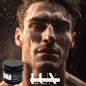 The Men's Facial Scrub is a skincare product designed specifically for men to deeply cleanse and exfoliate their facial skin. The scrub typically contains small, abrasive particles, such as pumice, to remove dead skin cells, dirt, and oil from the skin's surface. Experience the ultimate deep clean with our powerful exfoliating face scrub, designed to leave your skin smooth, refreshed, and revitalized.
