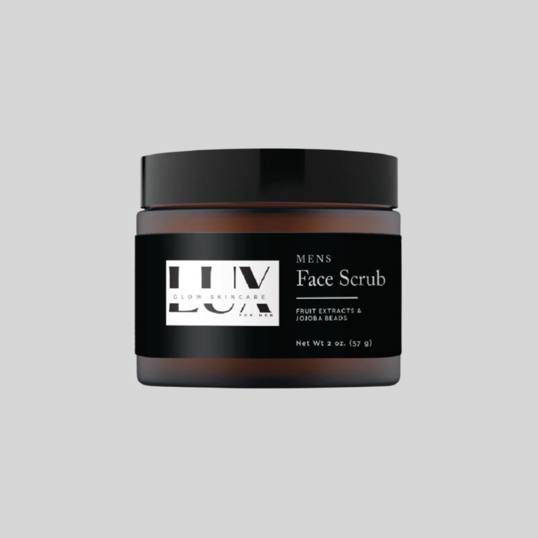 The Men's Facial Scrub is a skincare product designed specifically for men to deeply cleanse and exfoliate their facial skin. The scrub typically contains small, abrasive particles, such as pumice, to remove dead skin cells, dirt, and oil from the skin's surface.